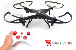 Smart Picks 4 Channel 2.4Ghz Remote Control Quadcopter 360° Drone Rc Helicopter Toy One Key Return Without Camera