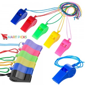 Smart Picks Pack of 12 Colorful Whistle Party Noisemakers for Kids