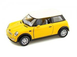 1:28 Scale Mini Cooper, Yellow