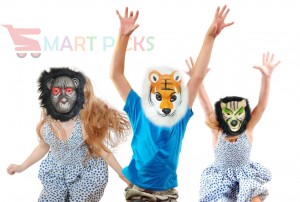 Smart Picks Pack of 6pc Animals Face Mask ( Color and Character May Vary)