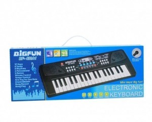 Baby N Toyys 37 Keys Piano With Dc Output, Mobile Charger Support For Play And Microphone