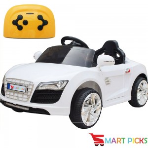Smart Picks Electric AUDI R8 Rechargeable Remote Control Battery Operated Ride On CAR