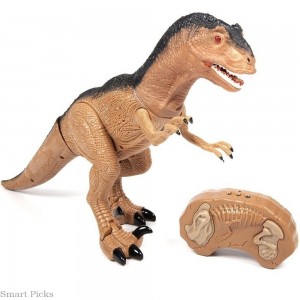 Battery Operated Infra-Red Remote Control 20.4inch Walking Dinosaur With Led Lights And Sounds_122 