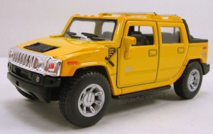 1:40 Scale 2005 Hummer H2 SUT, Yellow