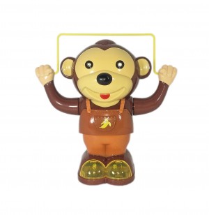 Rope Skipping Monkey Toy with Music and Lights, Battery Operated Toy