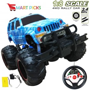 Smart Picks 1:8 Multicoloured Hummer Gravity Sensor Remote Controlled Rock Crawler, Monster Truck, Oversize Tires Off Road Truck, 1:8 Scale ( Rechargeable Battery and Charger Included)