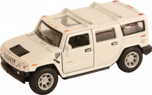 1:32 Scale Die Cast 2008 Hummer SUV Metal WB, White