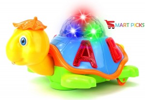 Smart Picks Battery Operated Happy Turtle with Music and Light
