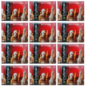Set of 12 Challenge Chess Board Game