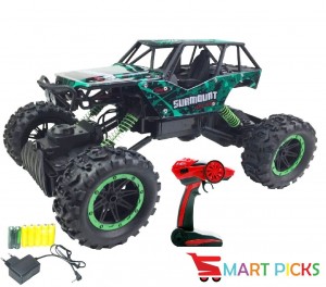 Smart Picks Rechargeable Rock Crawler 4Wd 2.4 Ghz 4x4 Rally Car Rc Monster Truck (Colour May Vary)