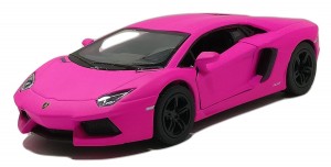 1:36 Scale Die Cast Matte Lambourgini WB, Pink