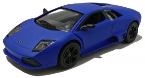 1:36 Scale Die Cast Matte Lambourgini WB, Blue