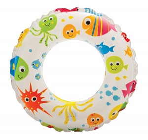 Lively Print Swim Rings - Aquarium, Multi Color