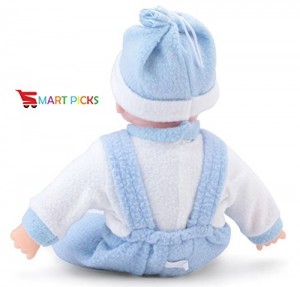 Smart Picks Laughing Baby Stuffed Soft Plush Toy with Laughing Sound 37 cm (Color May Vary)