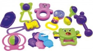 Smart Picks Rattle Set, Multi Color (10 Pieces)