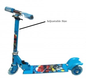 Smart Picks 3 Wheel Kids Kick Scooter with LED Lights on Wheel