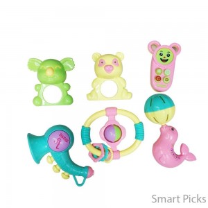 Baby Toys Rattle for Infants and Toddlers( Set of 6)