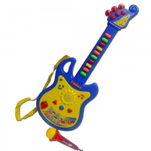 Smart Picks Guitar Musical Toy with Microphone (Color May Vary)
