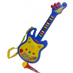 Smart Picks Guitar Musical Toy with Microphone (Color May Vary)