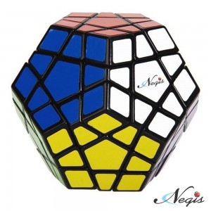 12 Color Layer Megaminx Black Speed Cube