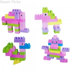 Building Blocks, Multi Color (60 Pieces)