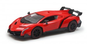 Catterpillar 1:36 Die Cast Lamborghini Veneno with Openable Doors & Pull Back Action, Red (5-inches)
