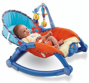 Saffire Newborn To Toddler Portable Rocker, Multi Color