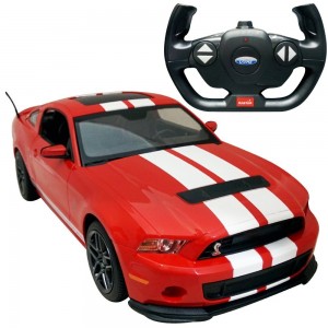 Smart Picks Officially Licensed Electric 1:14 Scale Full Function Ford Shelby GT500 Remote Control Car (Red)