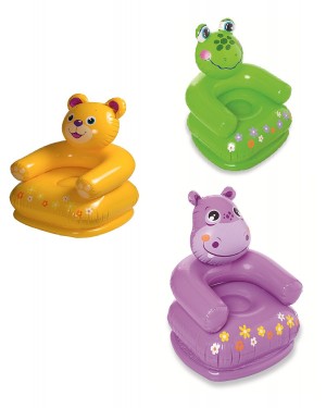 Inflatable PVC Animal Chair (Color May Vary)