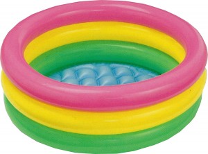 Inflatable Kids Bath Tub-3Ft,Multicolor