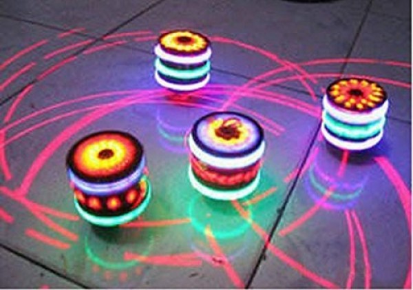 Spinning top sale with lights