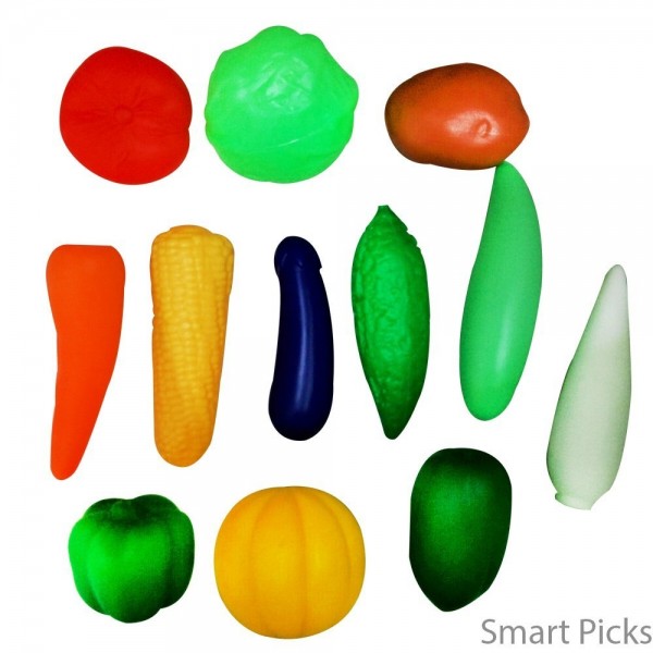 Smart Picks Plastic Play Artificial Veggies Pack Pack of 12