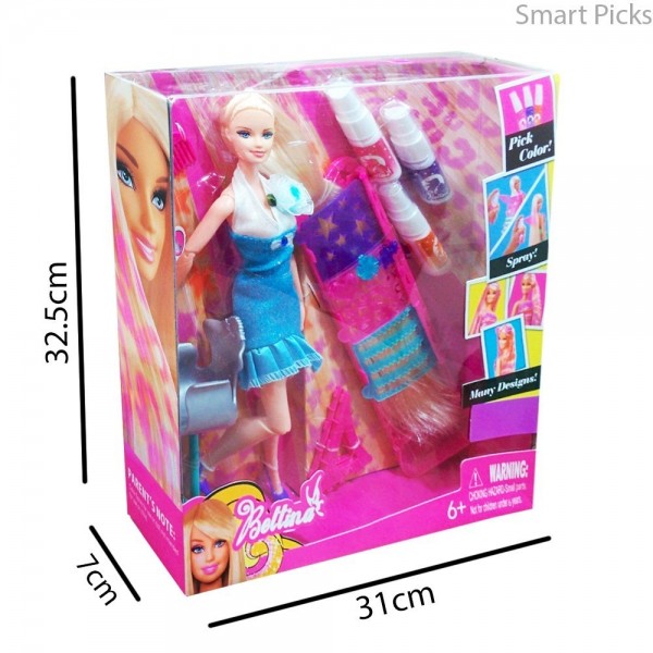 Barbie hair colour sale set